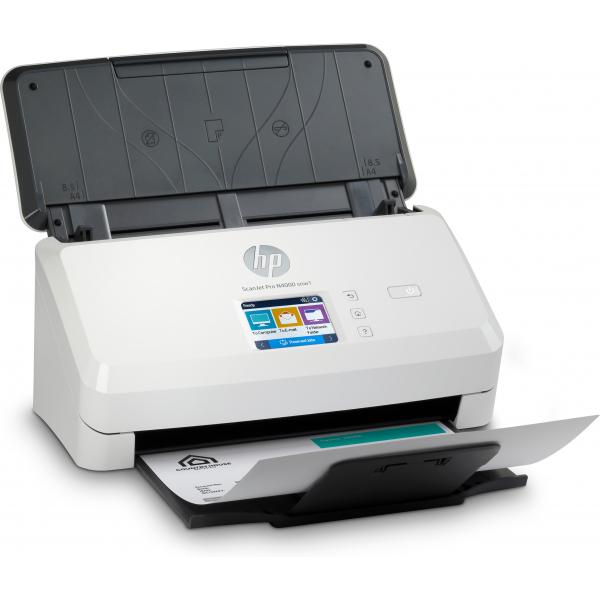 HP Scanjet Pro N4000 snw1 Scanner a foglio 600 x 600 DPI A4 Nero, Bianco