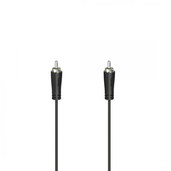 Hama 00205098 cavo audio 1,5 m RCA Nero