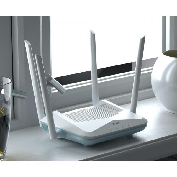 D-Link AX1500 R15 router wireless Gigabit Ethernet Dual-band (2.4 GHz/5 GHz) Bianco