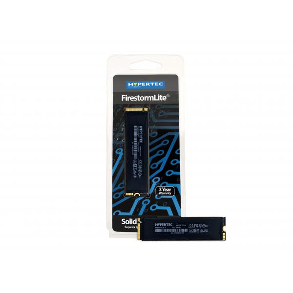 Hypertec SSDM2P4512M2280FS-L drives allo stato solido 512 GB M.2 PCI Express 4.0 NVMe 3D TLC (Hypertec FirestormLite512GB M.2 2280 NVMe PCIe Gen 4x4 SSD; 2GB DRAM cache; 7100MB/s seq Read; 2600MB/s S