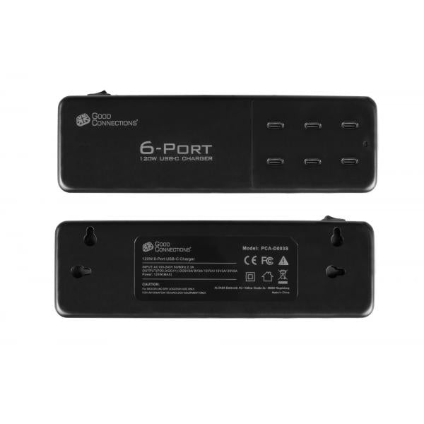 Alcasa PCA-D003S Caricabatterie per dispositivi mobili Nero Interno