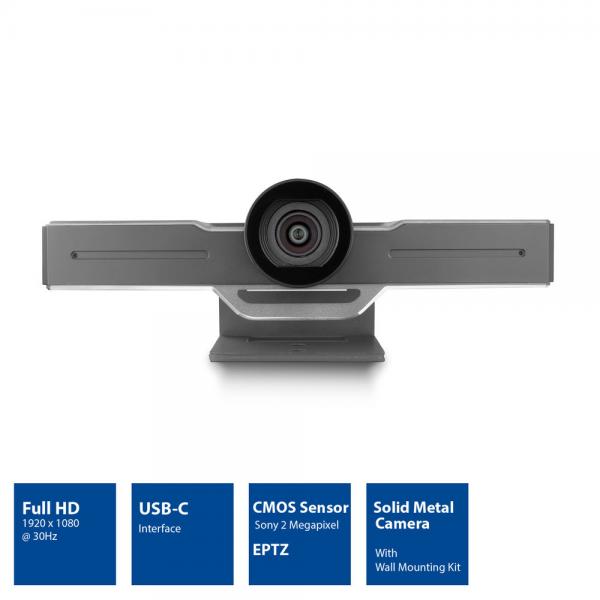 ACT AC7990 telecamera per videoconferenza 2 MP Nero 1920 x 1080 Pixel 30 fps CMOS 25,4 / 2,8 mm (1 / 2.8")