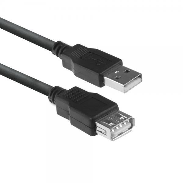 ACT AC3040 cavo USB 1,8 m USB 2.0 USB A Nero