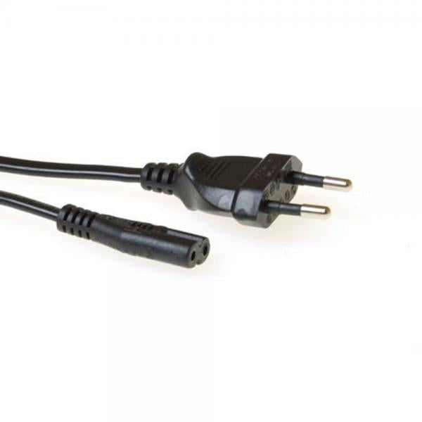 ACT AK5417 cavo di alimentazione Nero 1 m CEE7/16 Accoppiatore C7