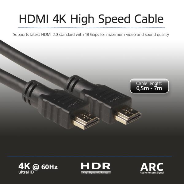 ACT AC3900 cavo DisplayPort 1 m Nero