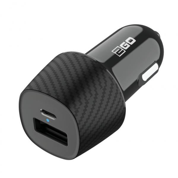 2GO 797272 Caricabatterie per dispositivi mobili Universale Nero Accendisigari Ricarica rapida Auto