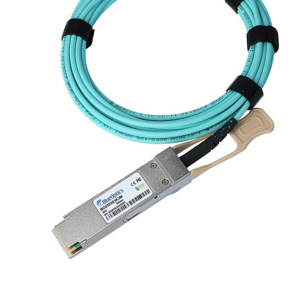 BlueOptics AA1404028-1M-BO cavo InfiniBand QSFP Arancione