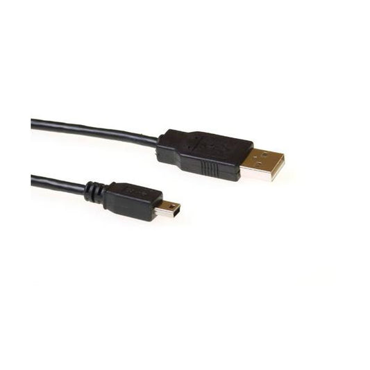 ACT SB2413 cavo USB 3 m USB 2.0 USB A Mini-USB B Nero