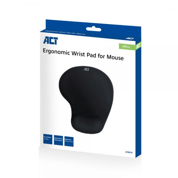 ACT AC8010 tappetino per mouse Nero