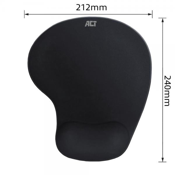 ACT AC8010 tappetino per mouse Nero