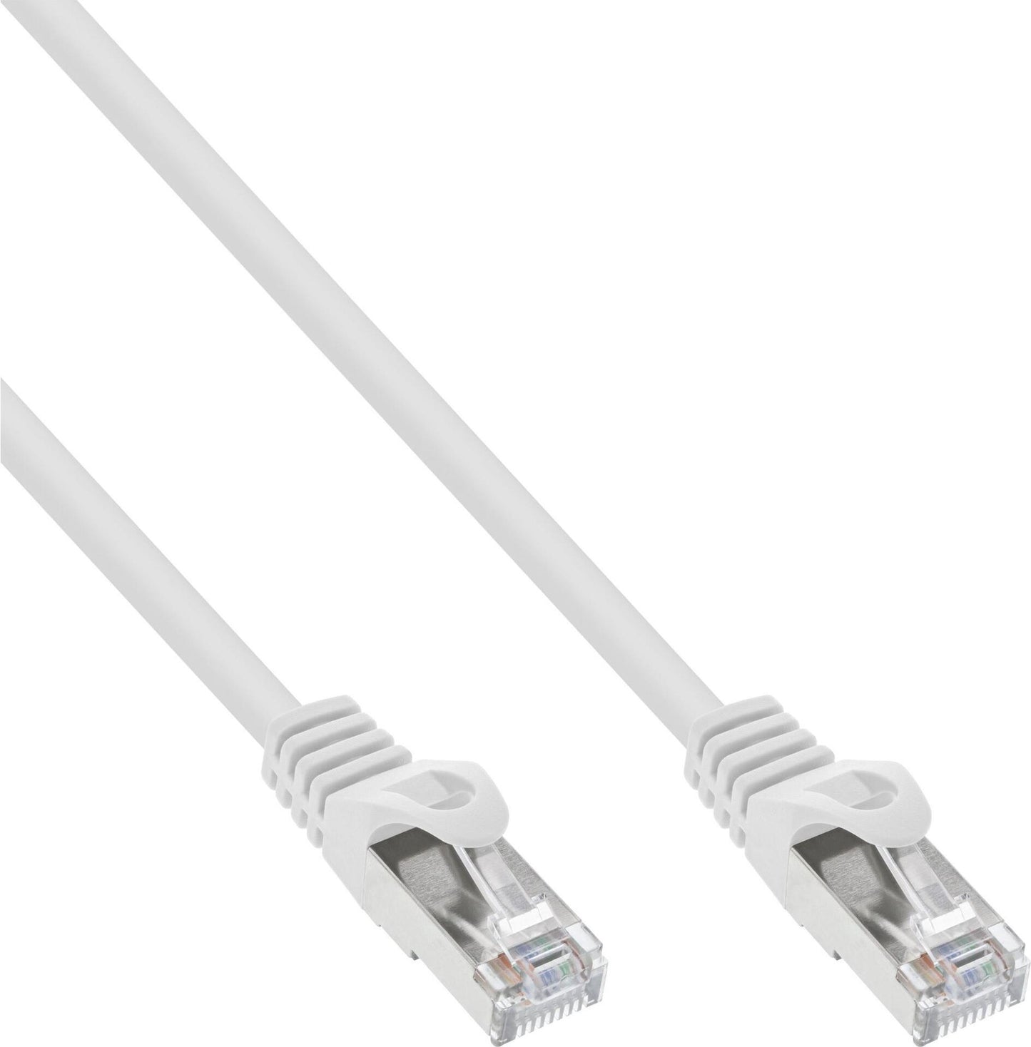 InLine 40er Bulk-Pack Patchkabel SF/UTP Cat.5e weiss 2m - Kabel - Netzwerk - Video/Analog - CAT 5e - SFTP - UTP - 2 m (B-72502W)