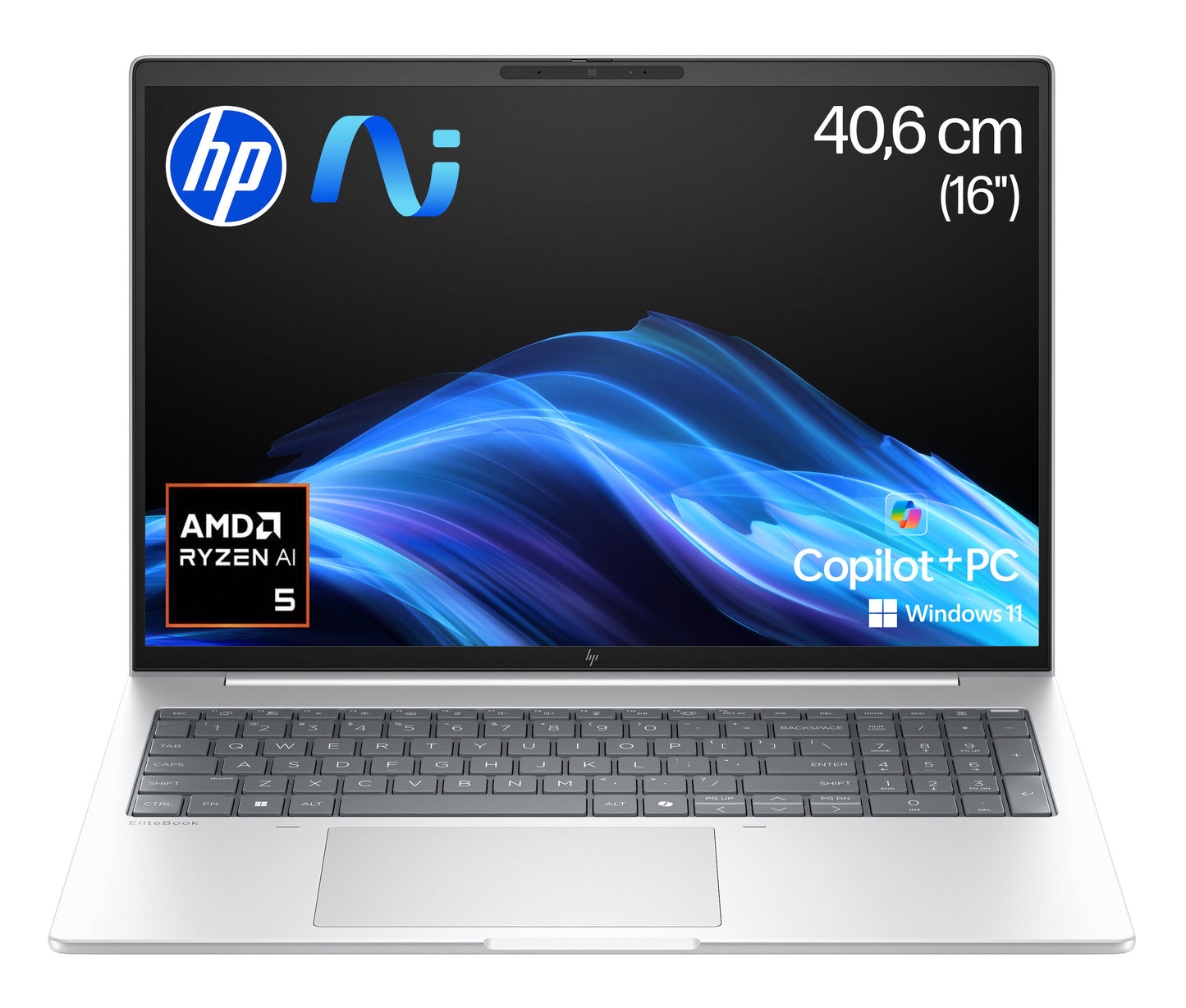 HP EliteBook 8 G1a 16 inch KI Laptop 512 GB SSD Windows 11 Pro Copilot+ PC (AD3F8ET#ABD)