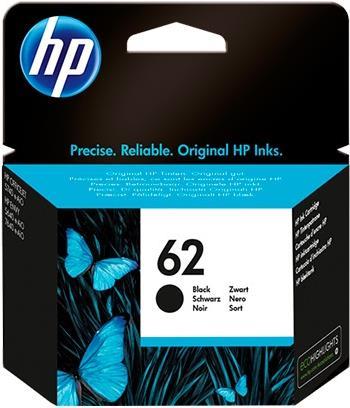 HP 62 - Schwarz - original - Tintenpatrone - fr ENVY 55XX, 56XX, 76XX, Officejet 200, 250, 57XX, 8040 (C2P04AE#ABE)