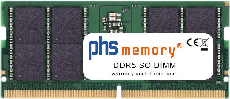 PHS-memory 48GB RAM Speicher kompatibel mit Gigabyte G6 KF-H3DE854SD DDR5 SO DIMM 5600MHz PC5-44800-S (SP523131)