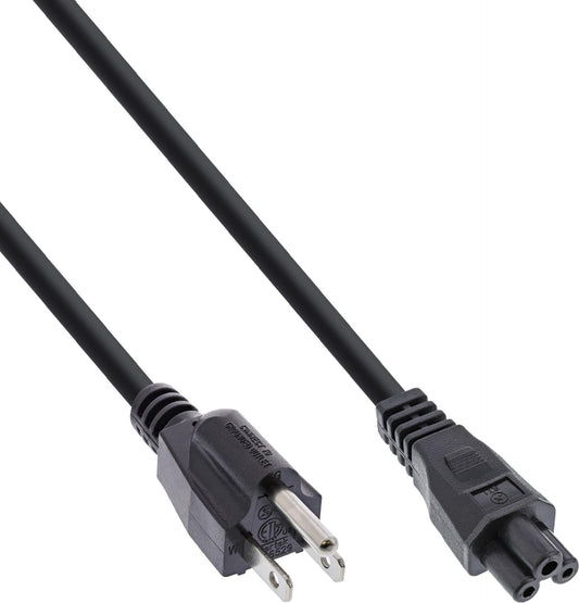 InLine 35er B-Pack Netzkabel fr Notebook USA/Canada Kupplung - Kabel - Strom/Netzteil (B-16656U)