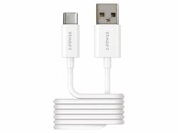 2-Power 2PUC1M01W Caricabatterie per dispositivi mobili Bianco (2-Power 1M USB-A to USB-C USB Cable)