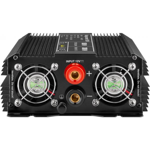 Goobay 58884 adattatore e invertitore Interno 1500 W Nero