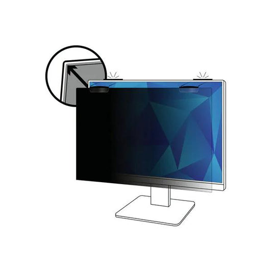 3M Filtro Privacy per 23.8 pol Monitor a Schermo Pieno con Attacco Magnetico COMPLY, 16:9, PF238W9EM (Privacy Filter for 23.8in - Full Screen Monitor with - COMPLY Magnetic Attach, 16:9, PF238W9EM - Warranty: 12M)