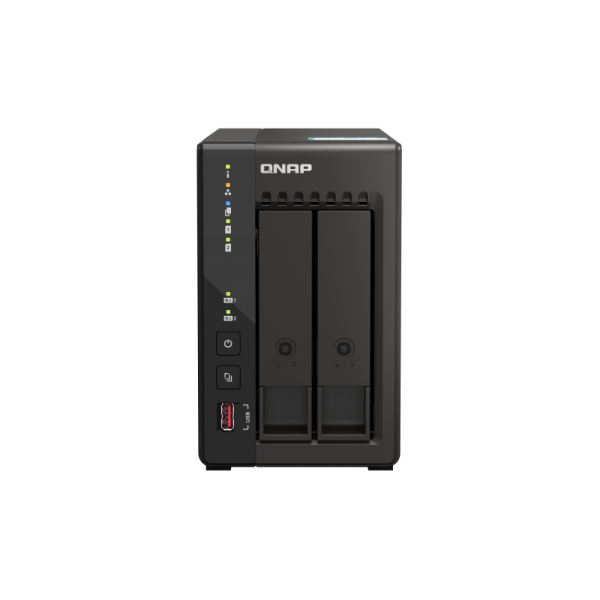 QNAP TS-253E NAS Tower Collegamento ethernet LAN Nero J6412