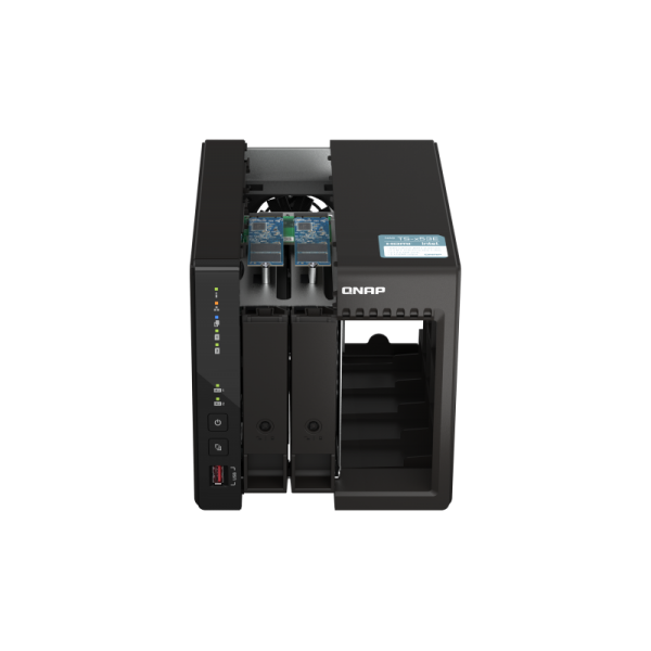 QNAP TS-253E NAS Tower Collegamento ethernet LAN Nero J6412