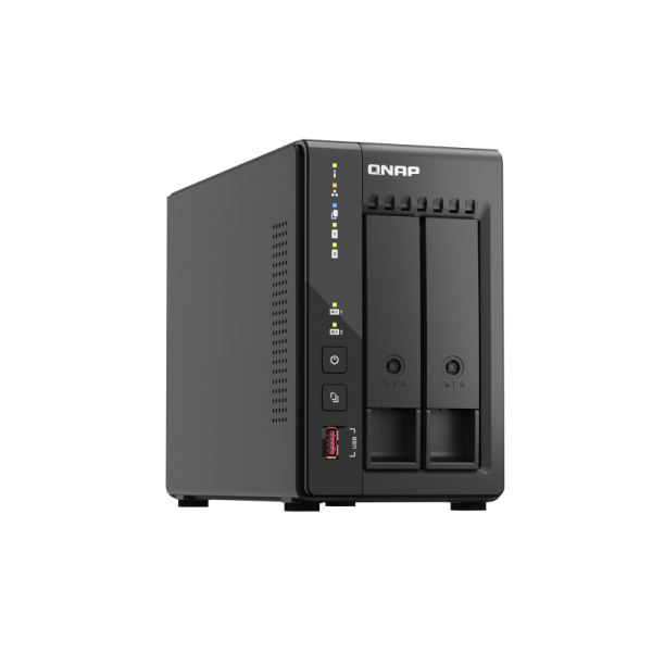 QNAP TS-253E NAS Tower Collegamento ethernet LAN Nero J6412