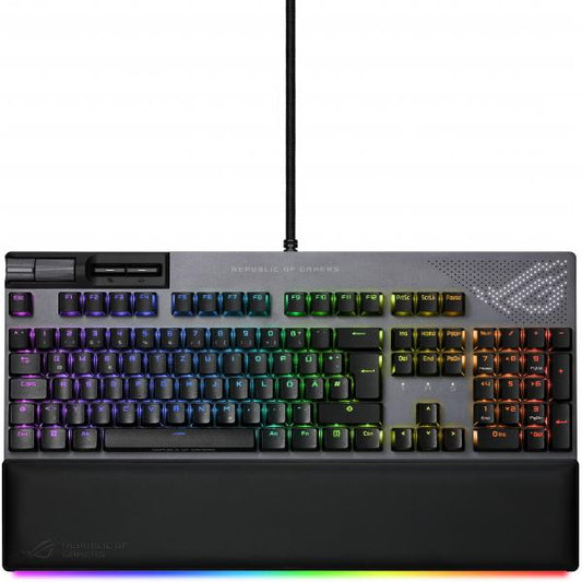 ASUS ROG Strix Flare II Animate tastiera USB QWERTZ Tedesco Nero