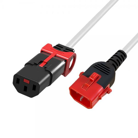 ACT AK5509 cavo di alimentazione Bianco 2 m Accoppiatore C13 Accoppiatore C14