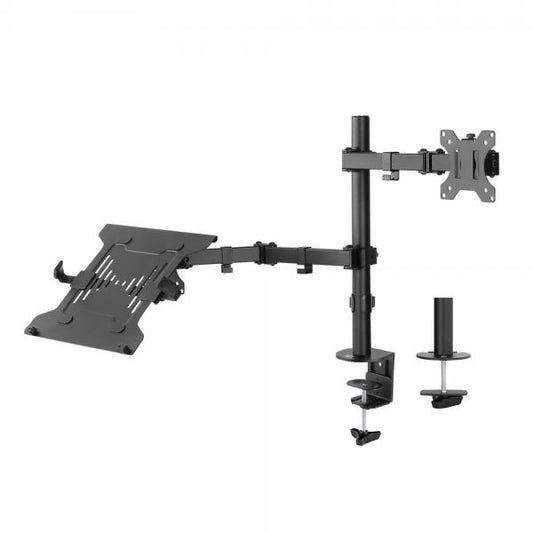 ACT AC8305 supporto per notebook Braccio per computer portatile e monitor Nero 39,6 cm (15.6")
