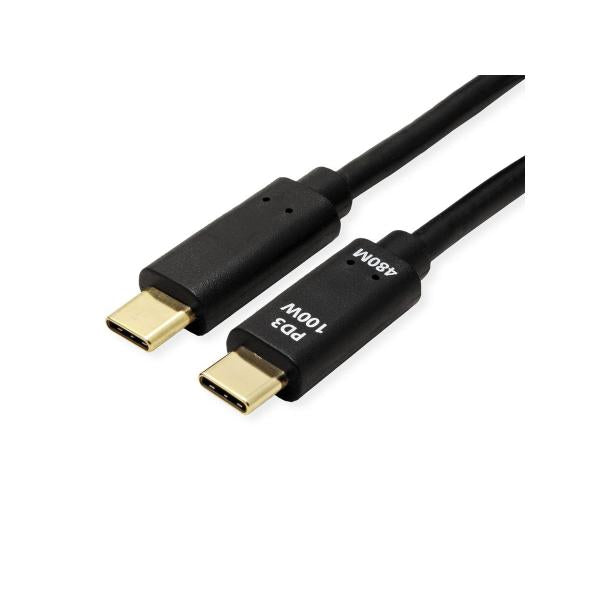 VALUE 11.99.8309 cavo USB USB 2.0 2 m USB C Nero