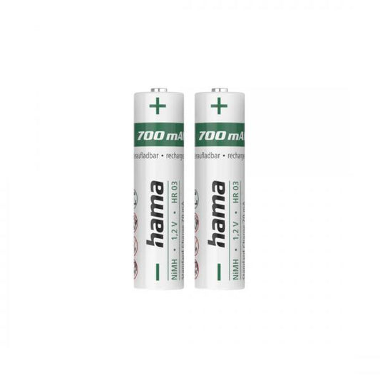 Hama 00223525 batteria per uso domestico Batteria ricaricabile Mini Stilo AAA Nichel-Metallo Idruro (NiMH)