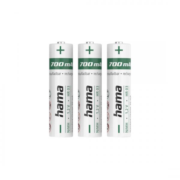 Hama 00223526 batteria per uso domestico Batteria ricaricabile Mini Stilo AAA Nichel-Metallo Idruro (NiMH)