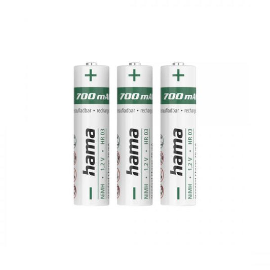 Hama 00223526 batteria per uso domestico Batteria ricaricabile Mini Stilo AAA Nichel-Metallo Idruro (NiMH)