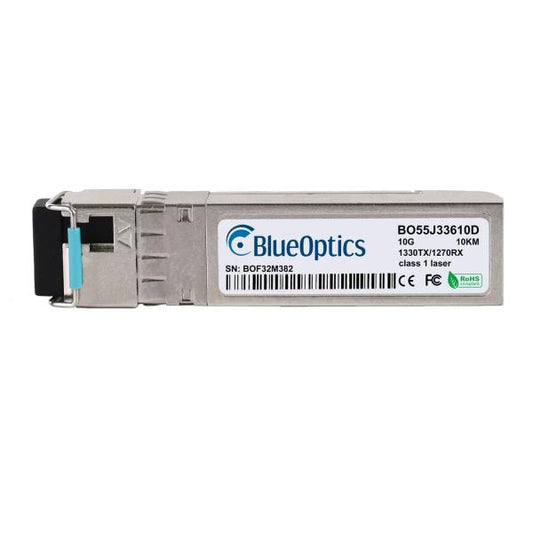 BlueOptics BTI-SFP+-XBD10L-DD-33/27S-BO modulo del ricetrasmettitore di rete Fibra ottica 10000 Mbit/s SFP+