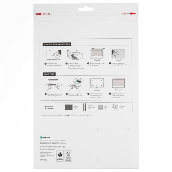 Gearlab GLBB16345216 schermo anti-riflesso Filtro per la privacy senza bordi per display 40,6 cm (16")