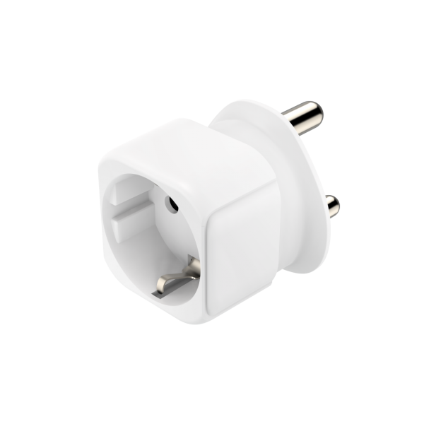 Hama 00223440 adattatore per presa di corrente Tipo M Tipo C (spina europea) + Tipo F Bianco