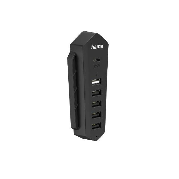 Hama 00054406 hub di interfaccia USB 2.0 480 Mbit/s Nero