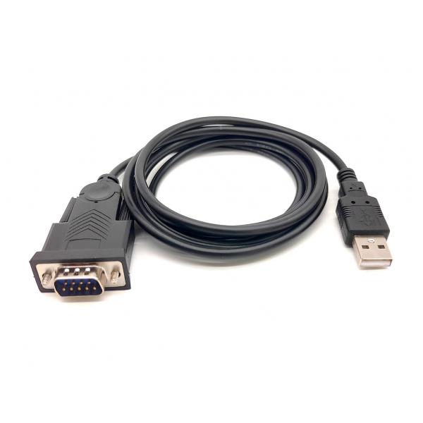 Equip Cavo da USB-A a seriale [DB9], M/M, 1,5 m (Equip 133391 serielkabel Sort 1,5 m US)