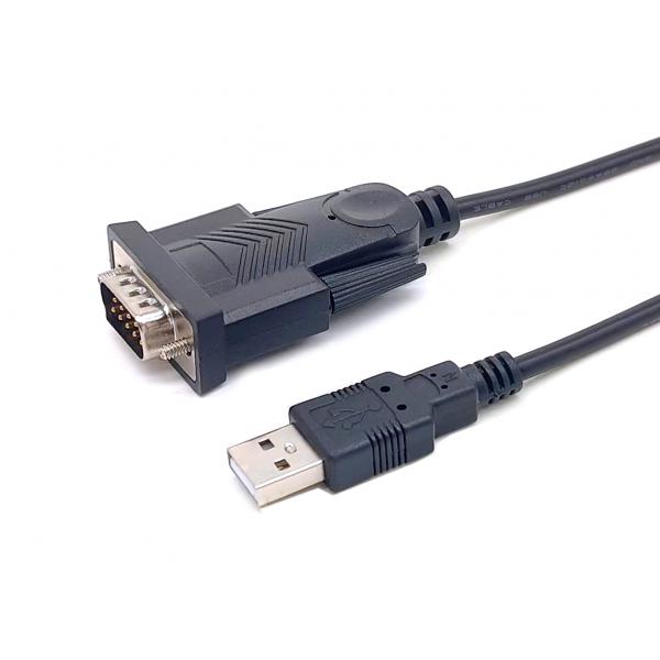 Equip Cavo da USB-A a seriale [DB9], M/M, 1,5 m (Equip 133391 serielkabel Sort 1,5 m US)