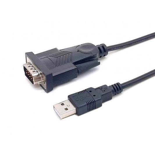 Equip Cavo da USB-A a seriale [DB9], M/M, 1,5 m (Equip 133391 serielkabel Sort 1,5 m US)
