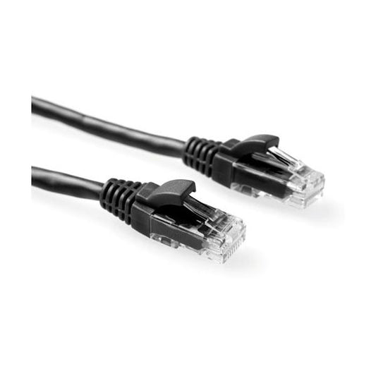 ACT 5m RJ-45 Cat6 UTP cavo di rete Nero