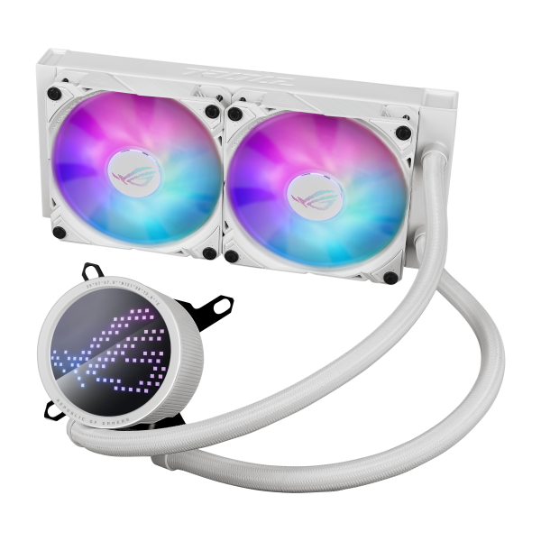 ASUS ROG Ryuo III 240 ARGB White Edition Processore Kit di raffreddamento a liquido 12 cm Bianco