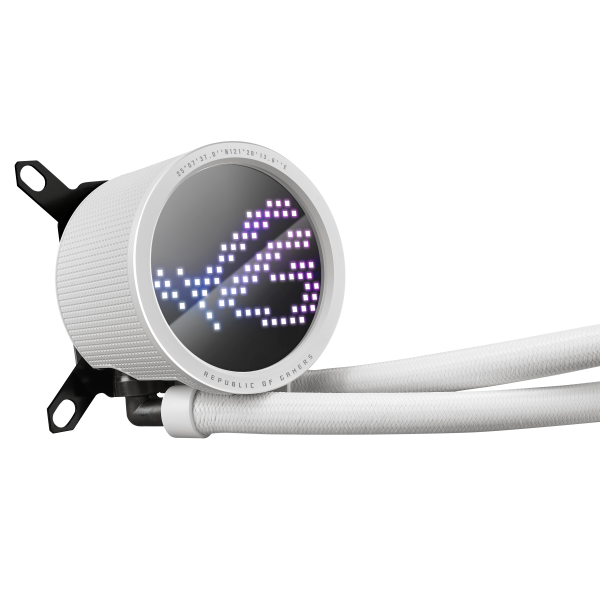 ASUS ROG Ryuo III 240 ARGB White Edition Processore Kit di raffreddamento a liquido 12 cm Bianco