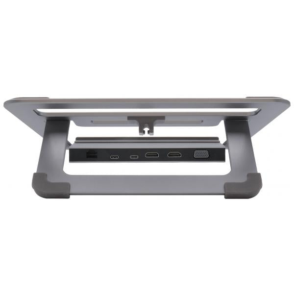 EXSYS EX-1223HM replicatore di porte e docking station per notebook Cablato USB 3.2 Gen 1 (3.1 Gen 1) Type-A Argento