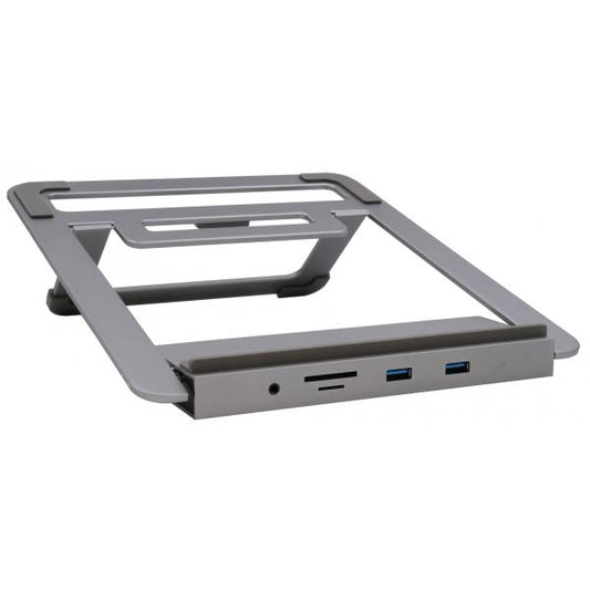EXSYS EX-1223HM replicatore di porte e docking station per notebook Cablato USB 3.2 Gen 1 (3.1 Gen 1) Type-A Argento