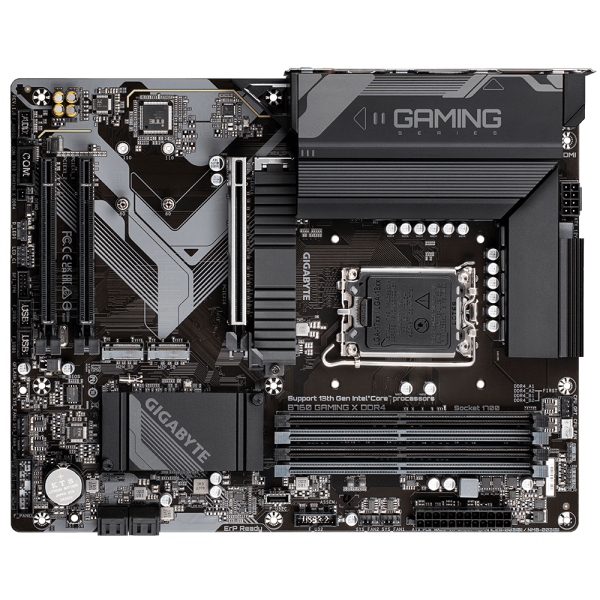 GIGABYTE B760 GAMING X DDR4 Scheda madre - Supporta CPU Intel Core di 14a generazione, VRM digitale a 8+1+1 fasi, fino a 5333MHz DDR4 [OC], 3xPCIe 4.0 M.2, LAN 2.5GbE, USB 3.2 Gen 2 (MB IN 1700 B760