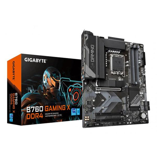 GIGABYTE B760 GAMING X DDR4 Scheda madre - Supporta CPU Intel Core di 14a generazione, VRM digitale a 8+1+1 fasi, fino a 5333MHz DDR4 [OC], 3xPCIe 4.0 M.2, LAN 2.5GbE, USB 3.2 Gen 2 (MB IN 1700 B760