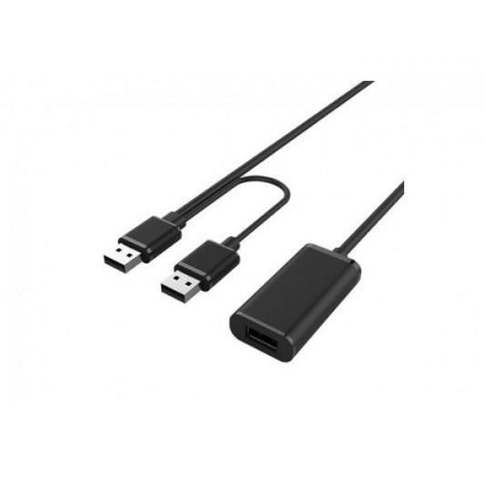 CUC Exertis Connect 149221 cavo USB 20 m USB 2.0 2 x USB A USB A Nero