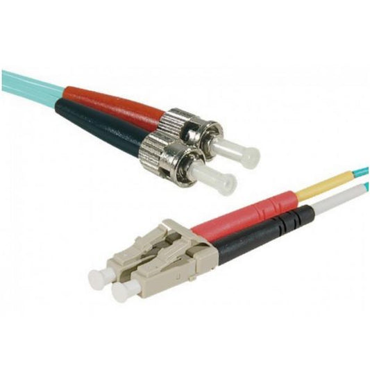 CUC Exertis Connect 392730 cavo a fibre ottiche 0,5 m LC ST OM3 Colore acqua
