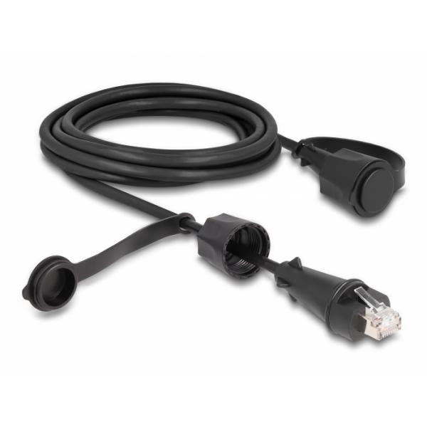 DeLOCK 80168 cavo di rete Nero 3 m Cat6 S/UTP (STP)