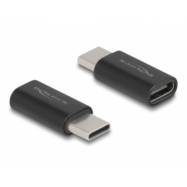 DeLOCK 60034 adattatore per inversione del genere dei cavi USB-C Nero